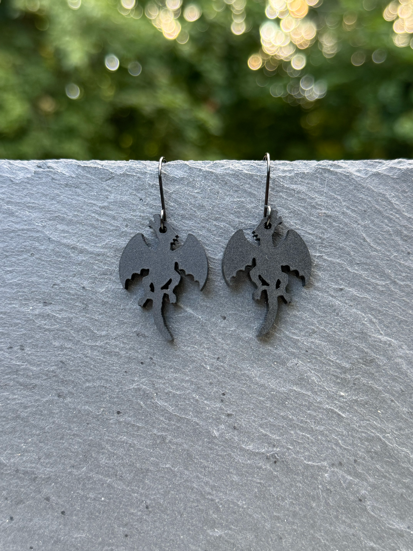 Dragon Acrylic Drop Dangle Earrings