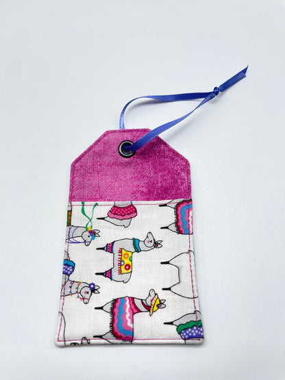 No Probllama Hanging Gift Card Holder