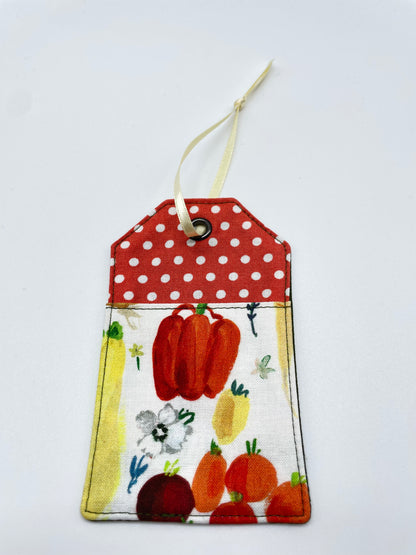 Veggie Haul Hanging Gift Card Holder