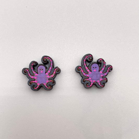 Octopus Stud Earrings