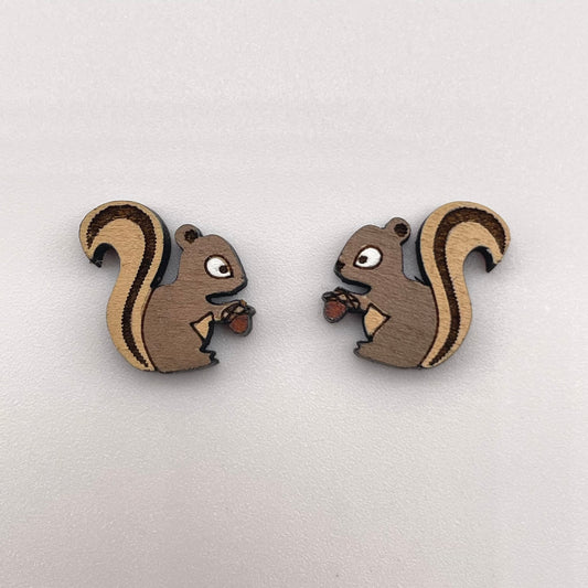 Squirrel Stud Earrings