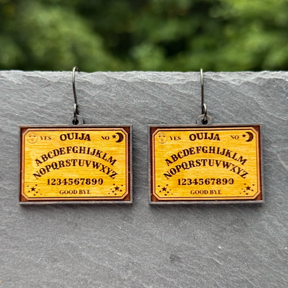Ouija Board Drop Dangle Earrings