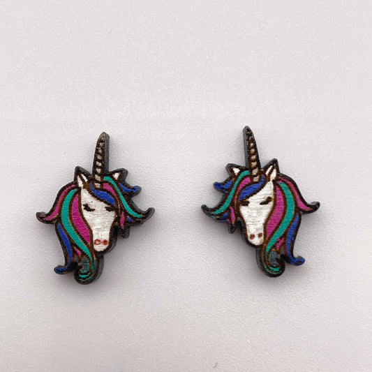 Unicorn Stud Earrings