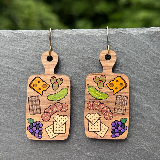 Charcuterie Board Drop Dangle Earrings