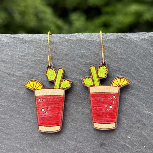 Bloody Mary Drop Dangle Earrings