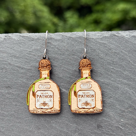 Patron Bottle Dangle Earrings