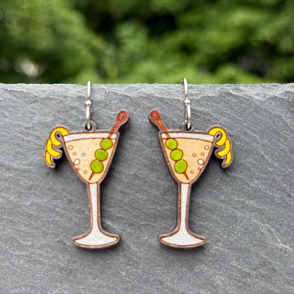 Dry Martini Dangle Earrings