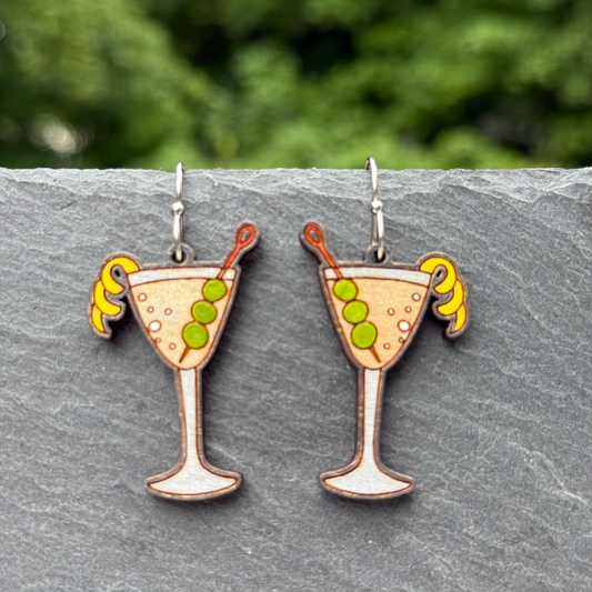 Dry Martini Dangle Earrings