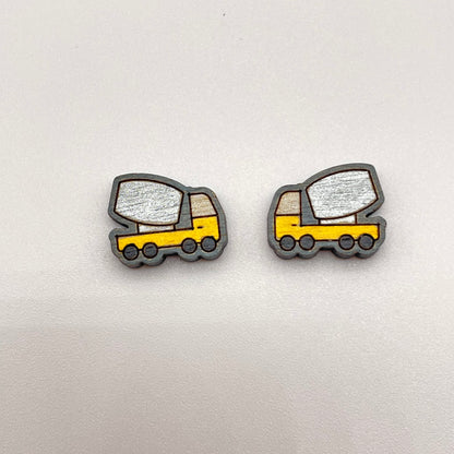 Heavy Equipment Vehicle Stud Earrings