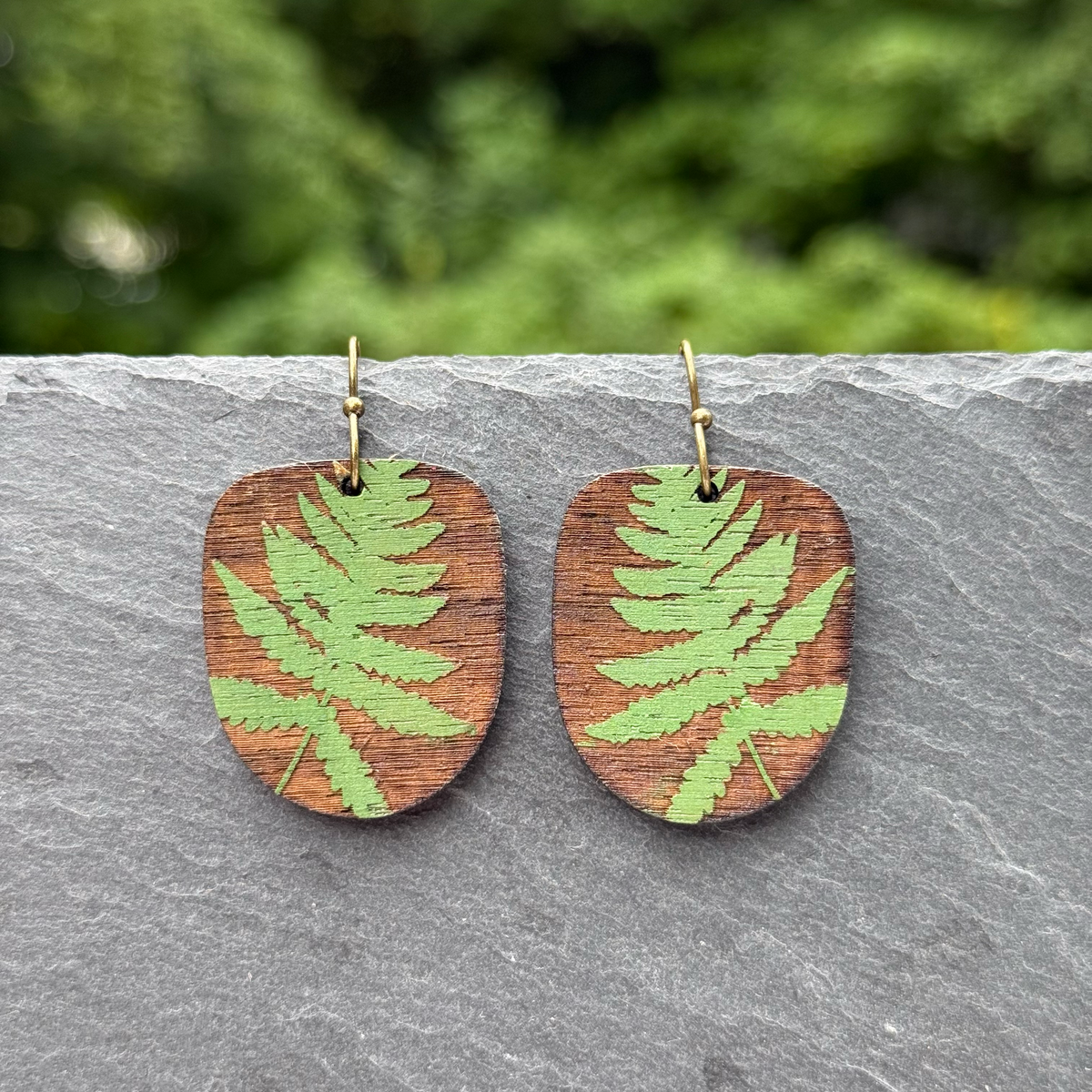 Fern Drop Dangle Earrings