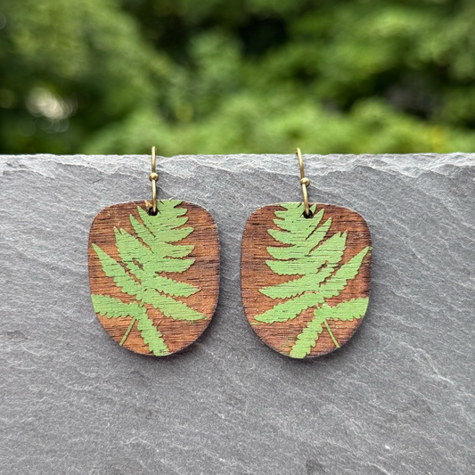 Fern Drop Dangle Earrings