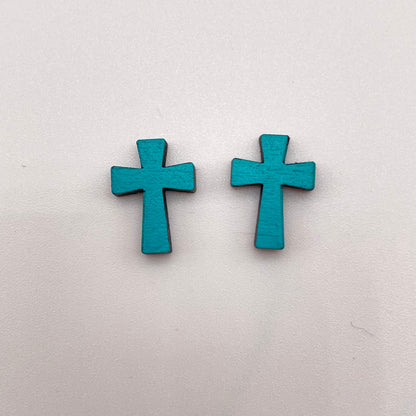 Cross Stud Earrings