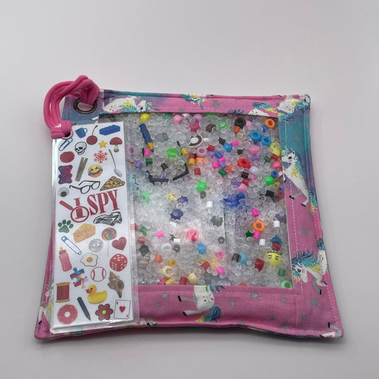 Cotton Candy Unicorn iSpy Bag