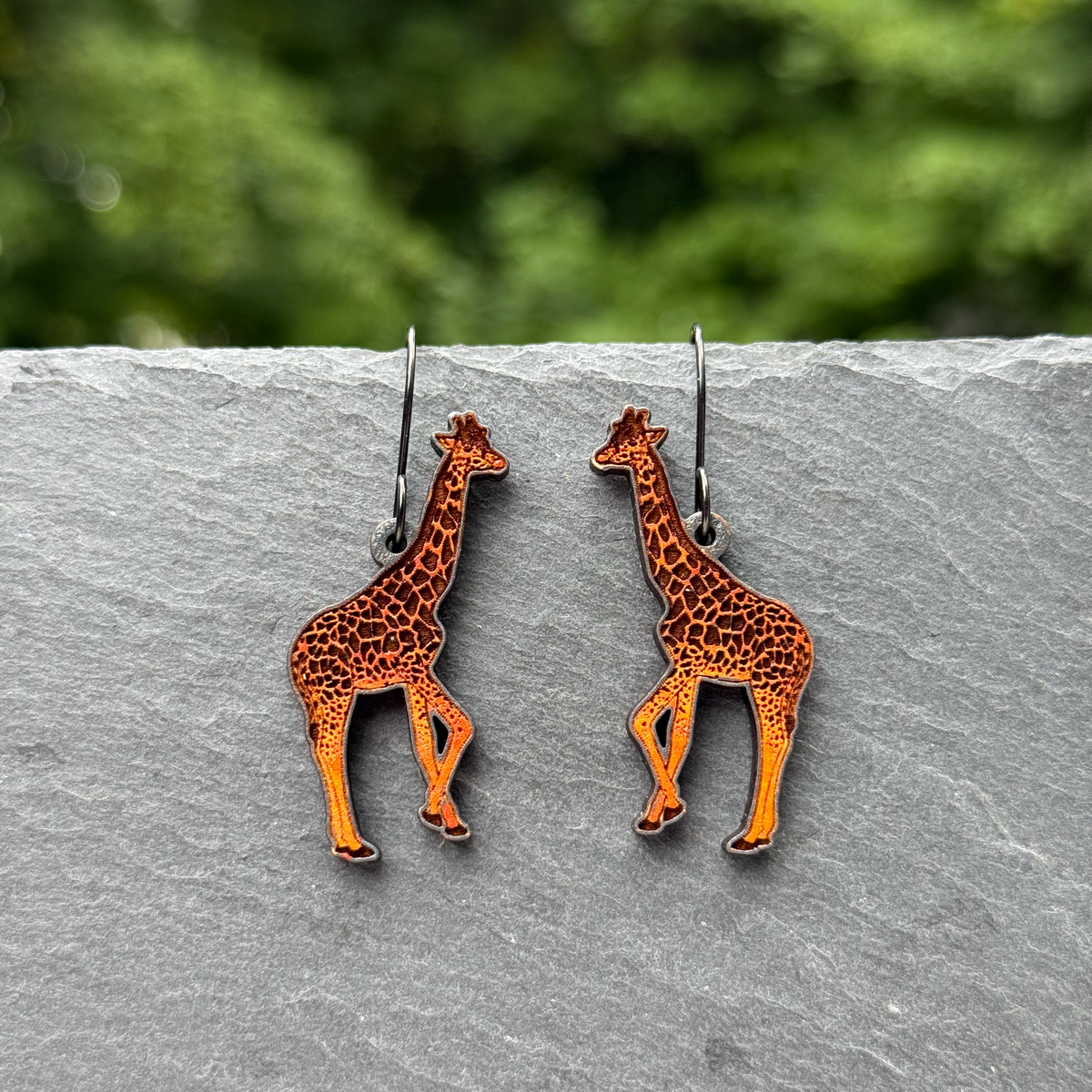 Giraffe Drop Dangle Earrings