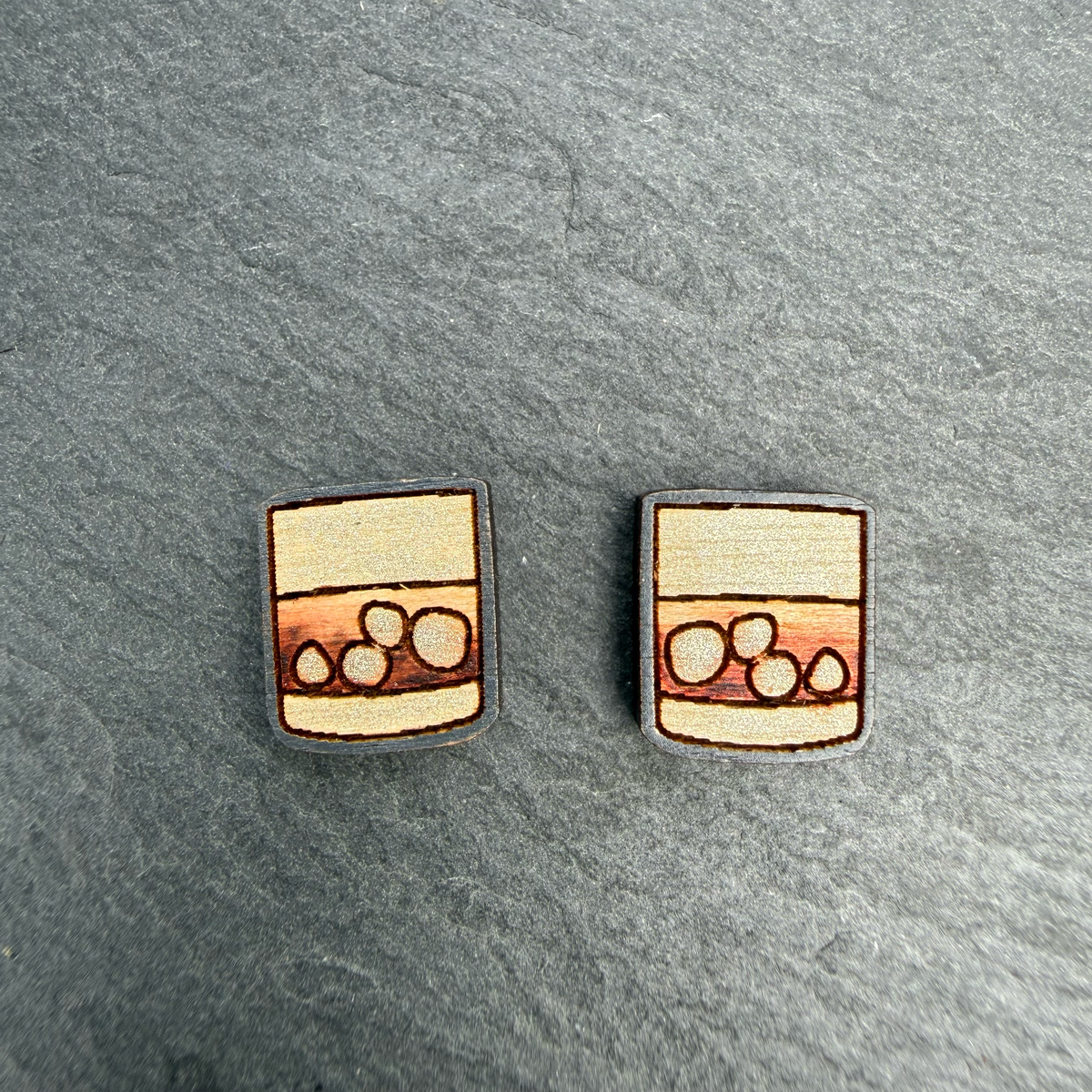 Cocktail Drink Stud Earrings