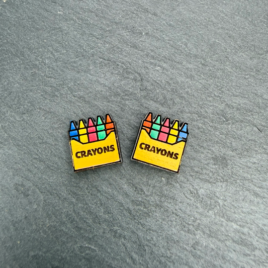 Crayons Stud Earrings