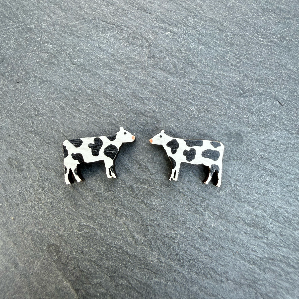 Full Body Cow (no outline) Stud Earrings