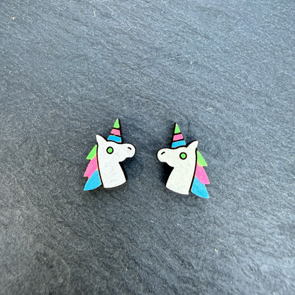 Unicorn Stud Earrings