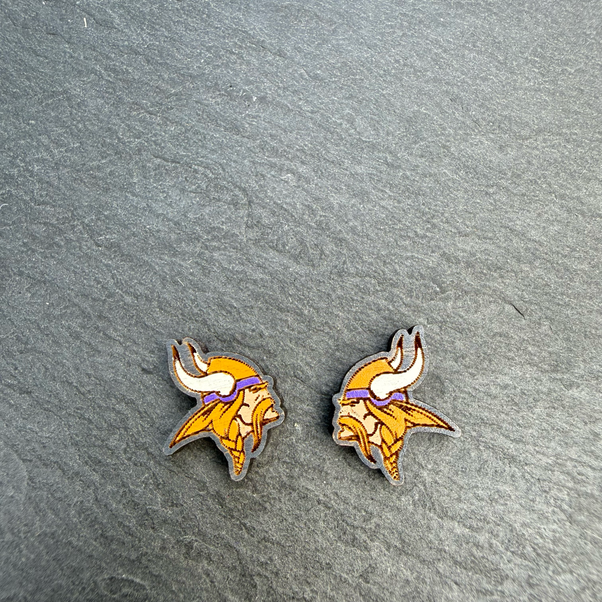 MN Vikings Stud Earrings