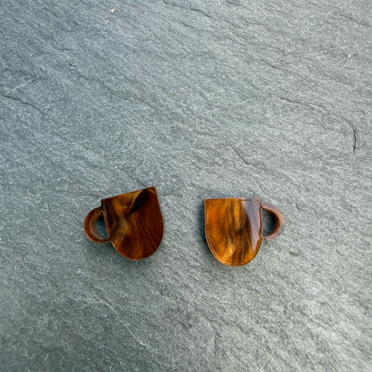 Coffee/Tea Cup Acrylic Stud Earrings