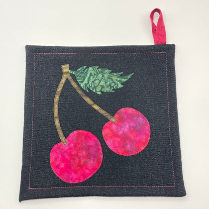 Cherries Pot Holder