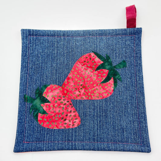 Strawberries Pot Holder