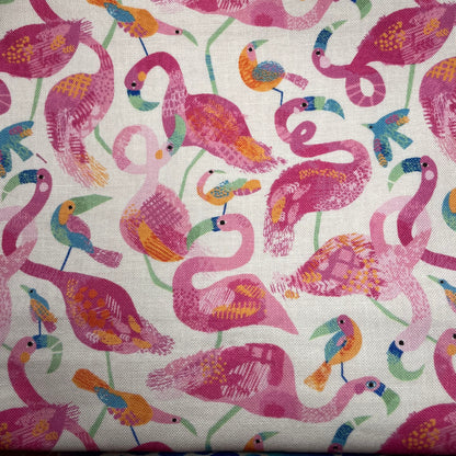 Flamingo Flock Reusable Snack Bag