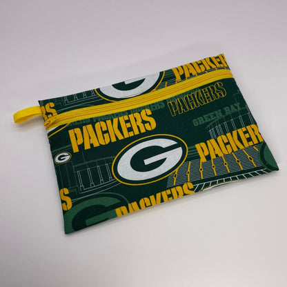 Green Bay Packers Cheesehead Reusable Snack Bag