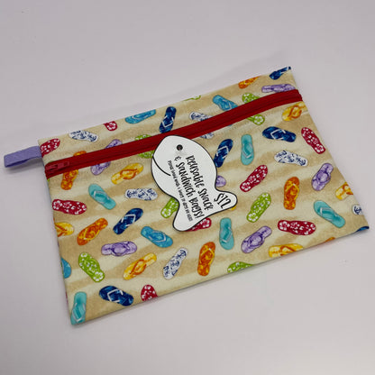 Flip Flops Reusable Snack Bag