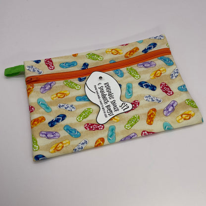 Flip Flops Reusable Snack Bag