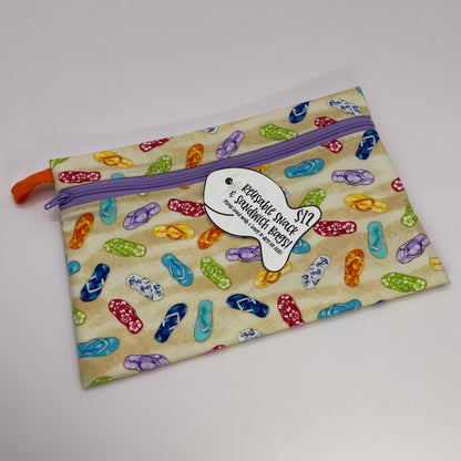 Flip Flops Reusable Snack Bag