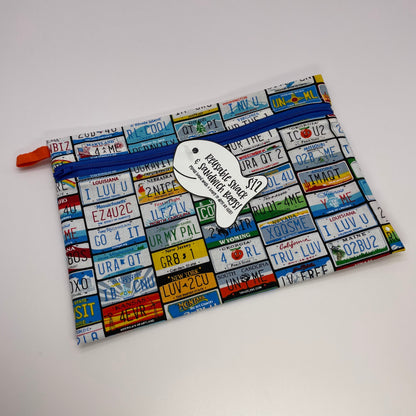 License Plates Reusable Snack Bag