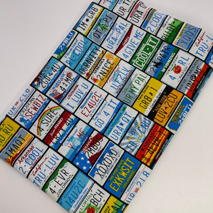 License Plates Reusable Snack Bag