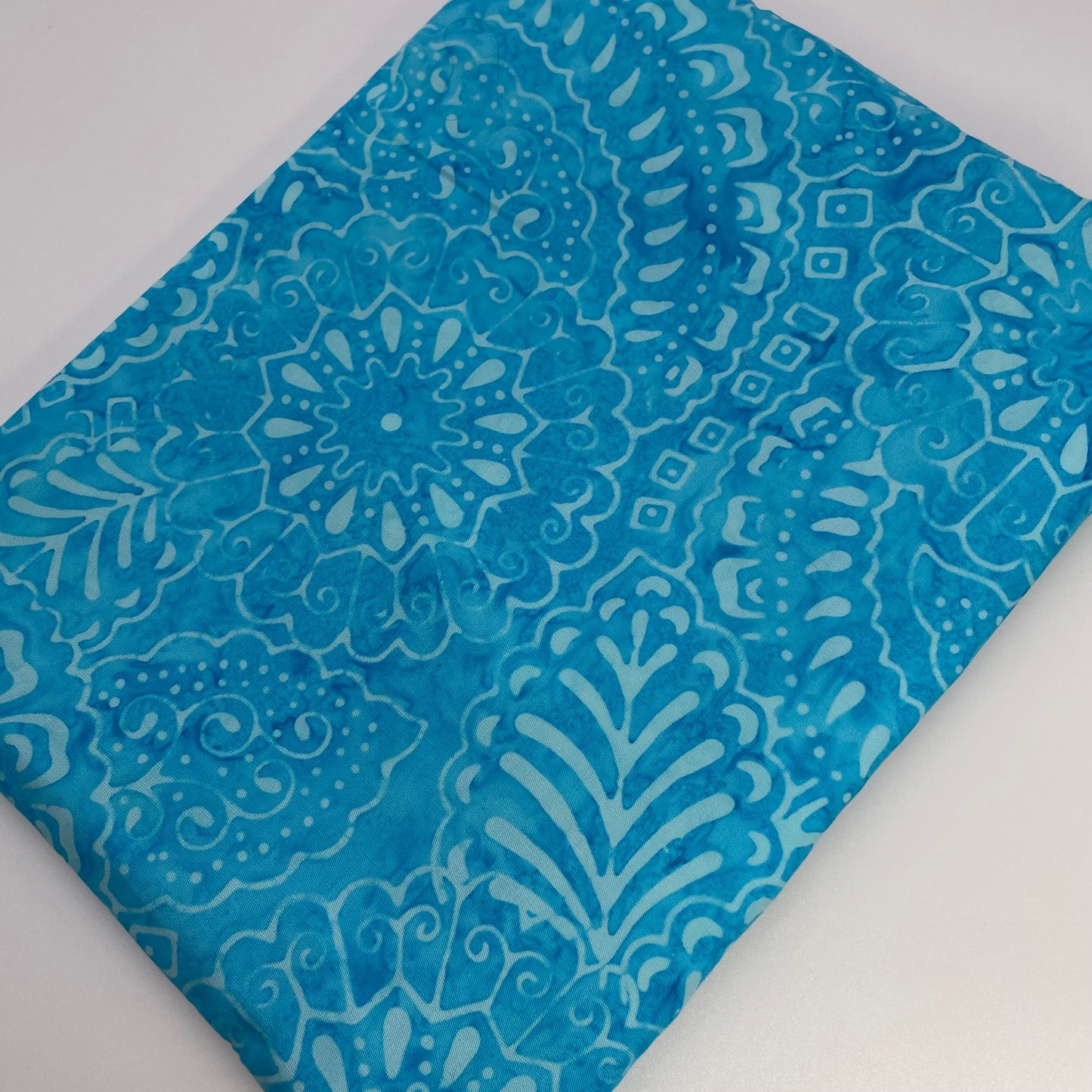 Turquoise Batik Reusable Snack Bag