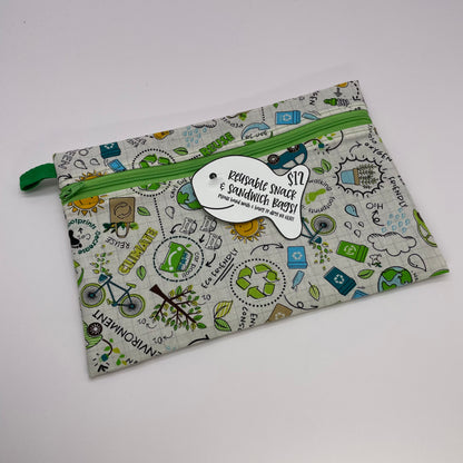 Recycle Reusable Snack Bag