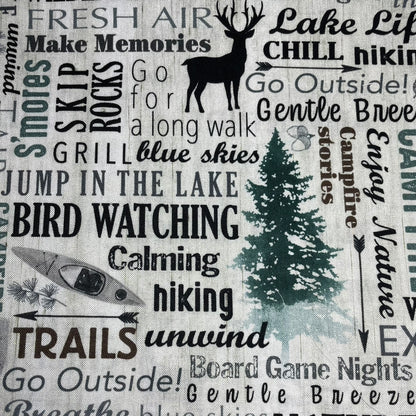 Outdoor Inspiration Travel Pillow Case