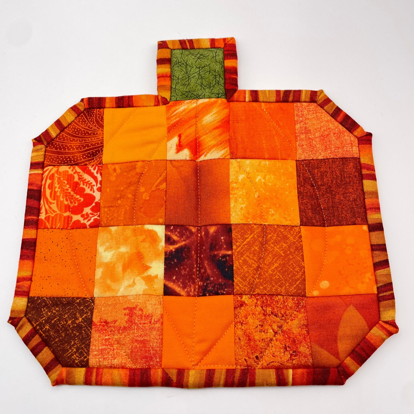 Pumpkin Shaped Pot Holder