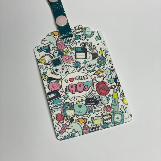 90's Baby Luggage Tag