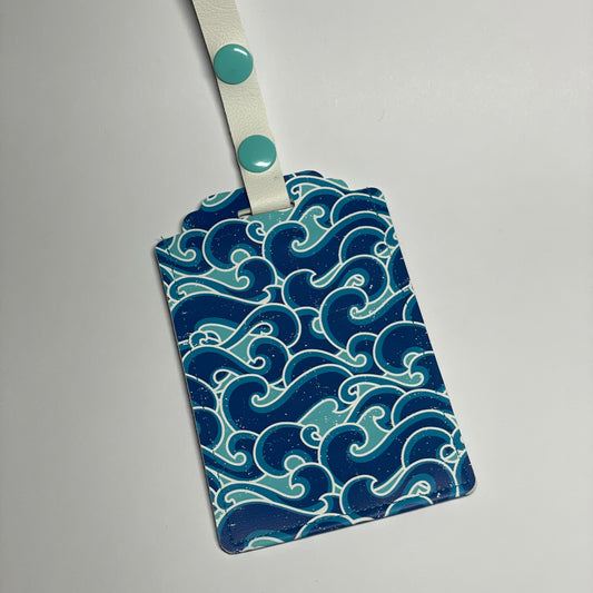 Waves Luggage Tag