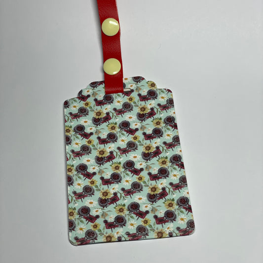 Tractor Toss Luggage Tag