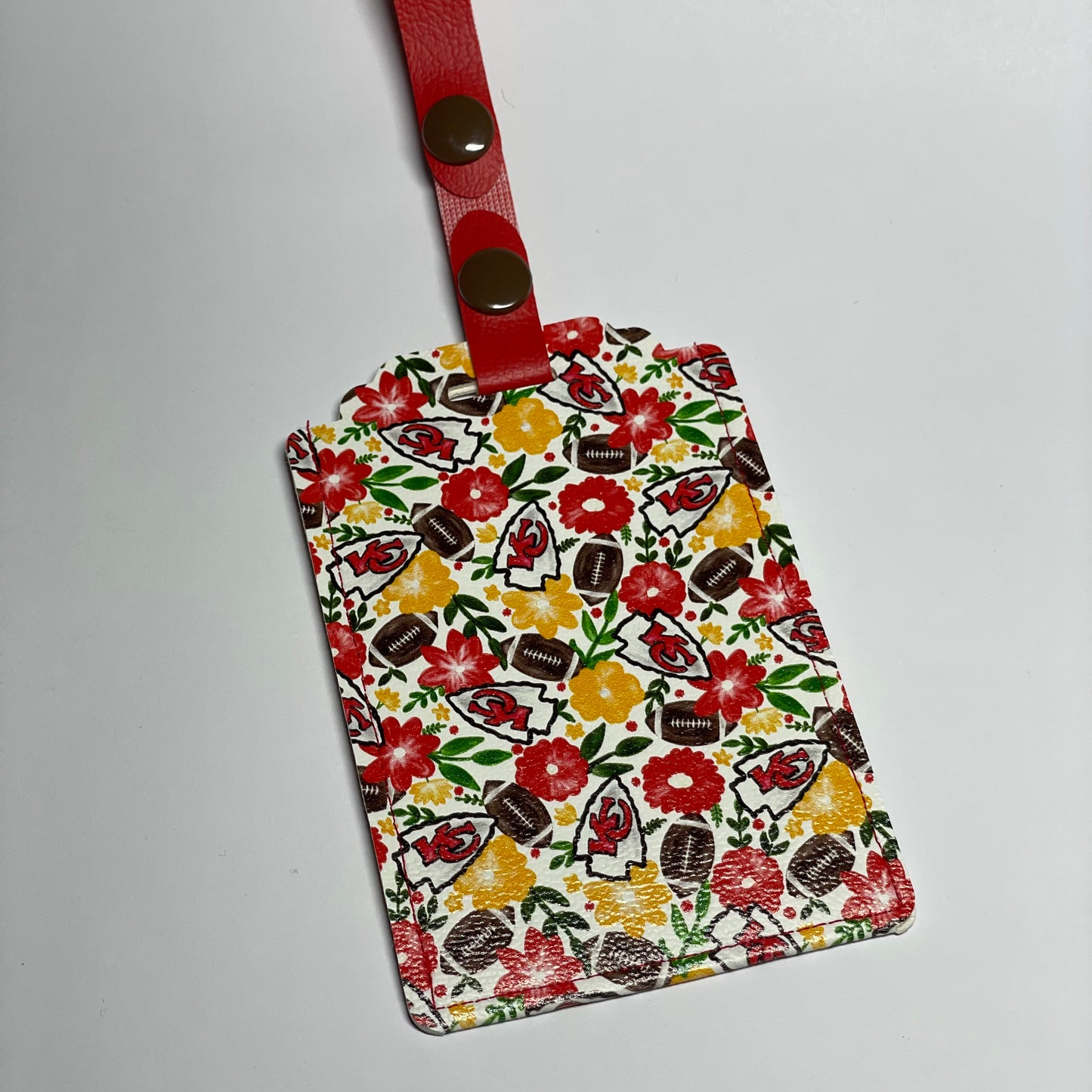 Floral Chiefs Luggage Tag