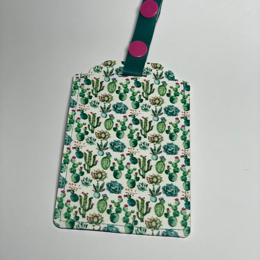 Cactus Chaos Luggage Tag