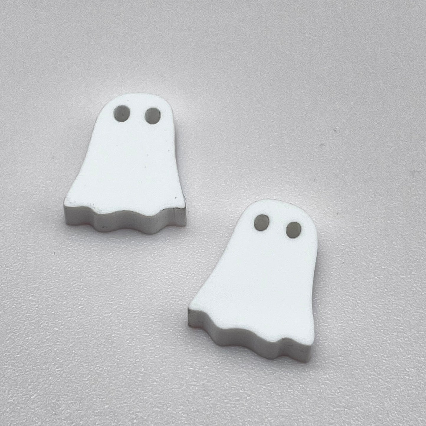 Acrylic Ghost Stud Earrings