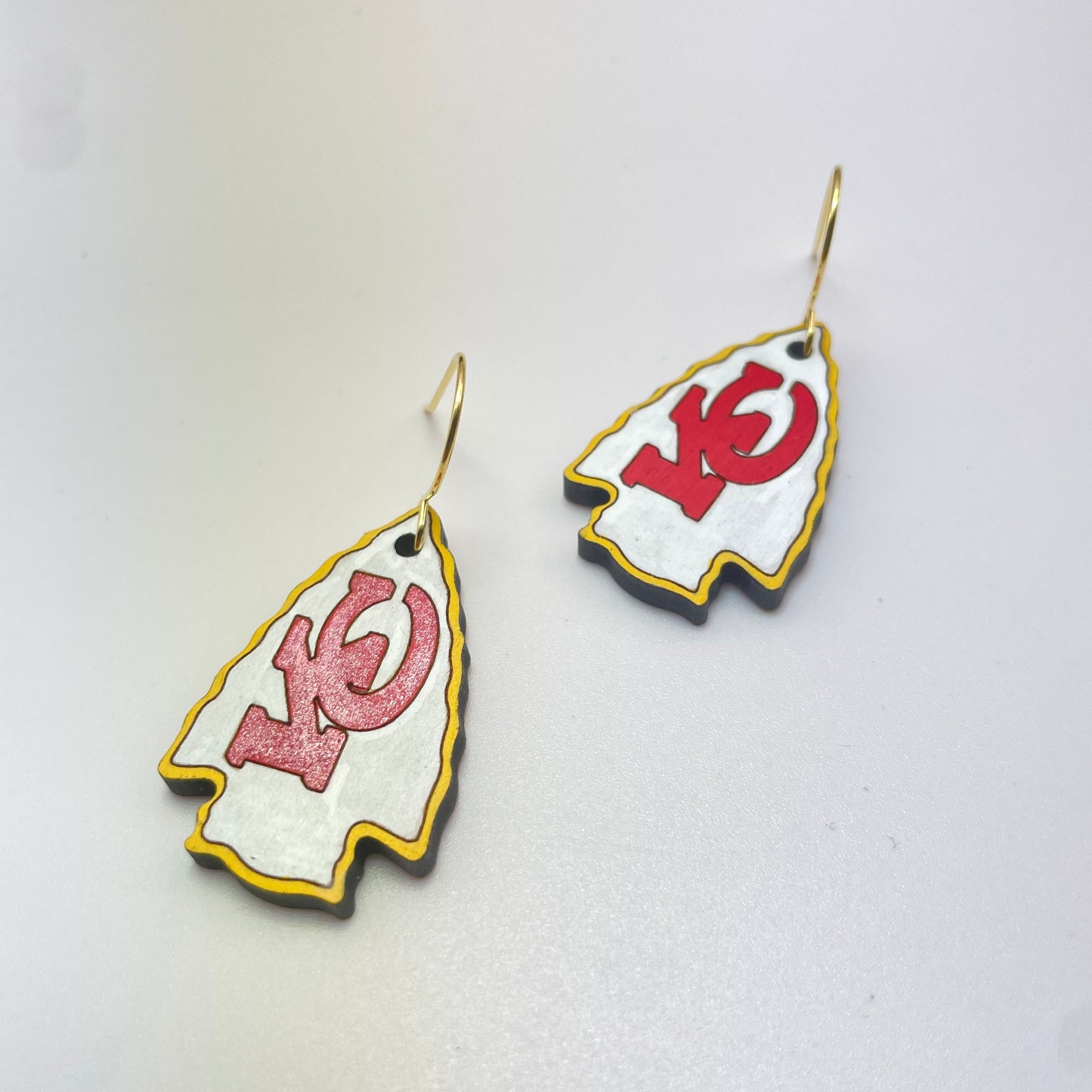 KC Arrowhead Drop Dangle Earrings