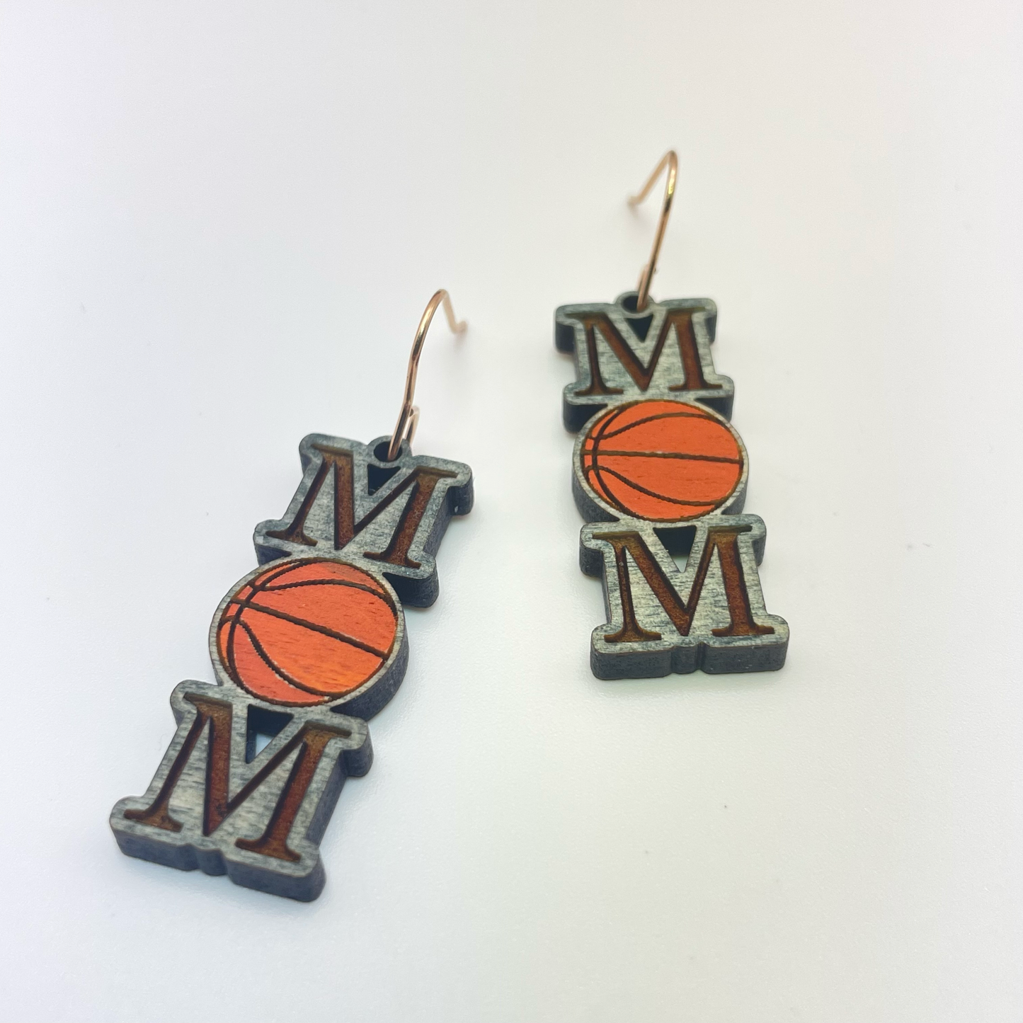 Basketball MOM Drop Dangle Earrings