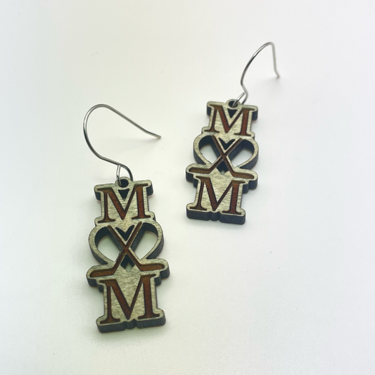 Hockey MOM Drop Dangle Earrings