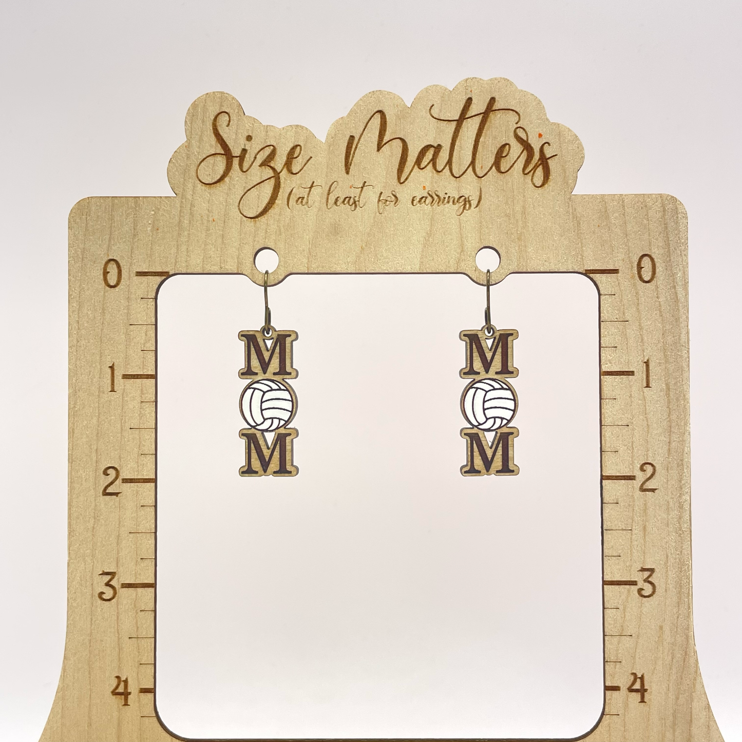 Volleyball MOM Drop Dangle Earrings