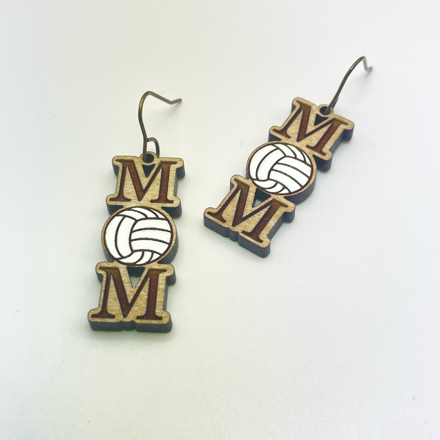 Volleyball MOM Drop Dangle Earrings