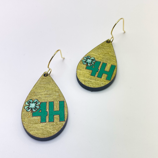 4H Drop Dangle Earrings