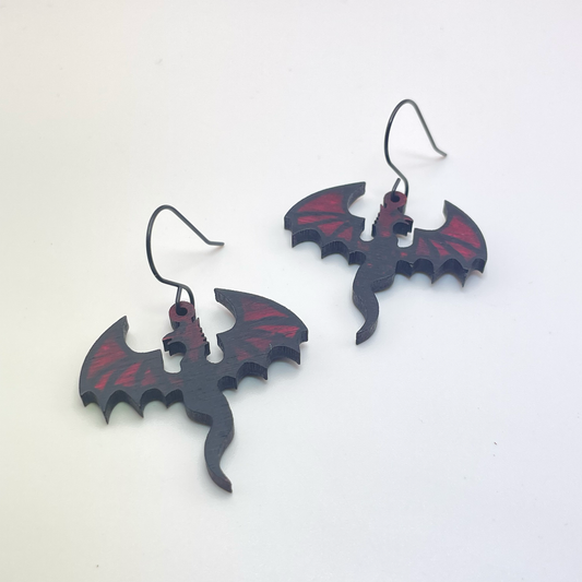 Dragon Drop Dangle Earrings